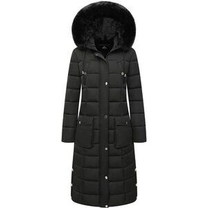 Women's Black Waterproof Long Winter Coat Jacket Warm Puffer Jacket Parka